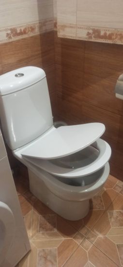 Установка напольного унитаза