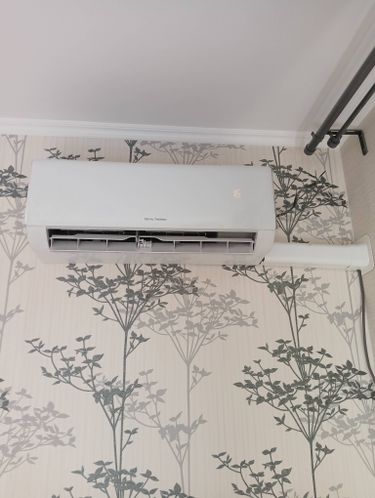 Установка сплит системы 7-9 kBTU (одноэтапный монтаж)