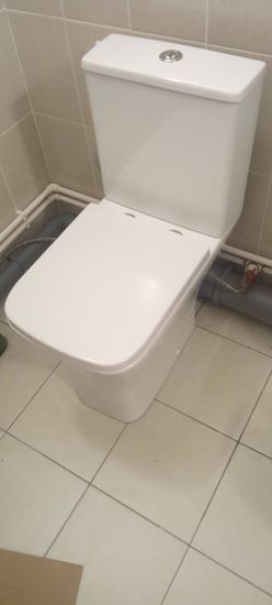 Установка напольного унитаза