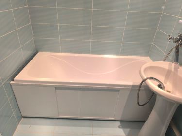 Установка акриловой/стальной ванны