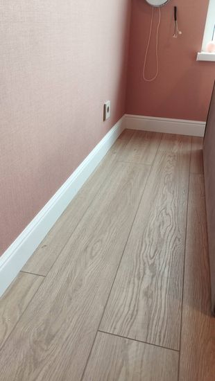 Монтаж деревянного/мдф плинтуса