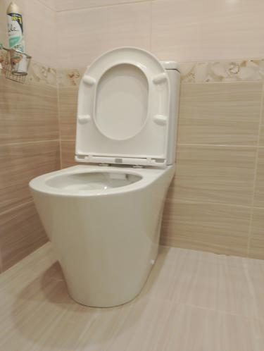 Установка напольного унитаза