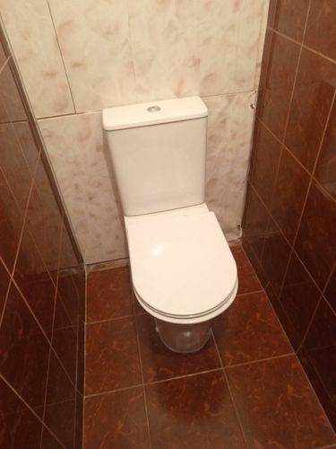 Установка напольного унитаза