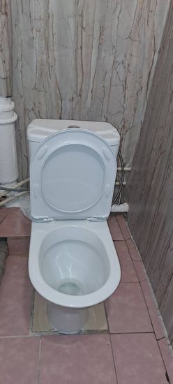 Установка напольного унитаза