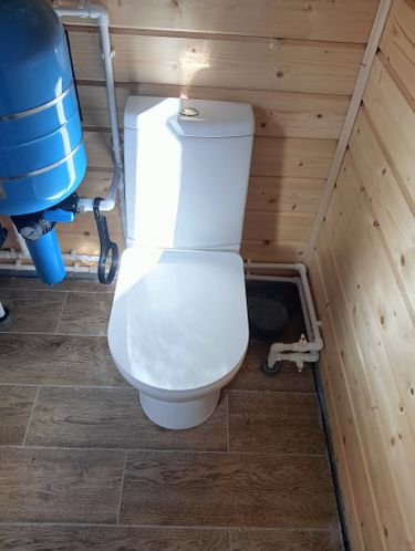 Установка напольного унитаза