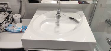 Установка раковины на кронштейнах