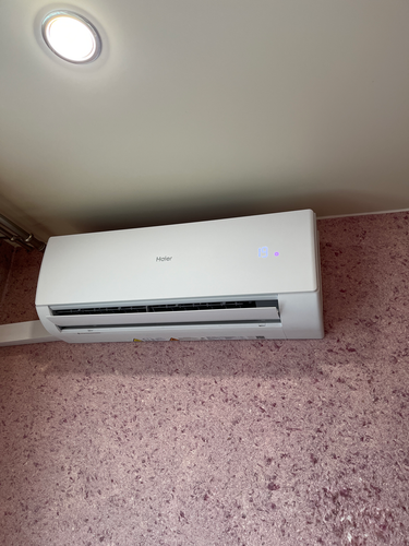 Установка сплит системы 7-9 kBTU (одноэтапный монтаж)