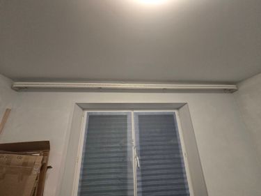 Установка люстры в сборке