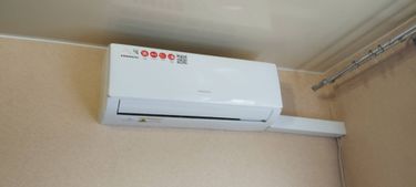 Установка сплит системы 7-9 kBTU (одноэтапный монтаж)