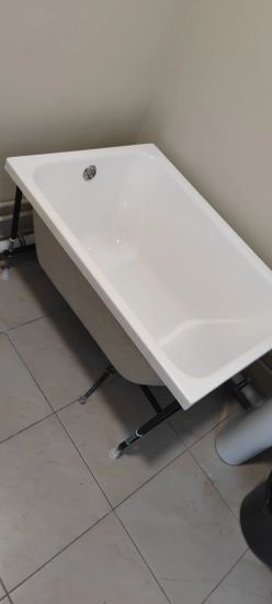 Установка ванны прямоугольной