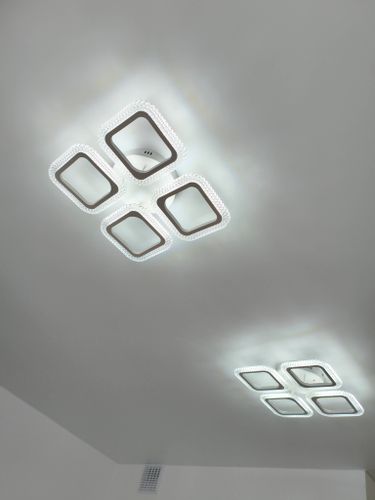 Установка люстры в сборке