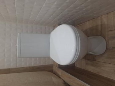 Установлен новый бачок, произведена замена креплений, проверена герметичность соединений, выполнена регулировка механизма слива, обновлен внешний вид сантехники.