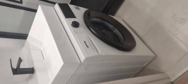 Установка отдельностоящей стиральной машины с подключением