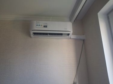 Установка сплит системы 7-9 kBTU (одноэтапный монтаж)