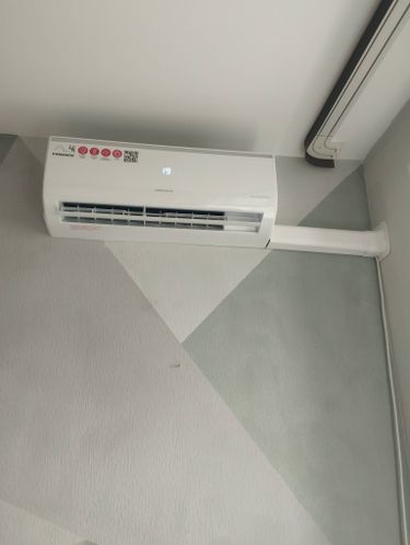 Установка сплит системы 7-9 kBTU (одноэтапный монтаж)