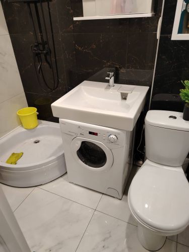 Установка смесителя (на готовые коммуникации)