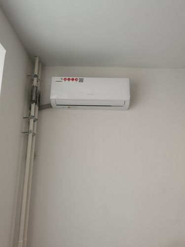 Установка сплит системы 7-9 kBTU (одноэтапный монтаж)