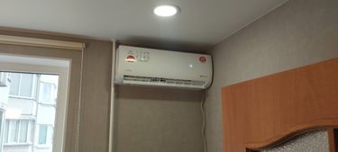 Установка сплит системы 7-9 kBTU (одноэтапный монтаж)