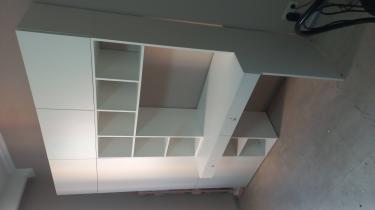 Сборка трехсекционной стенки