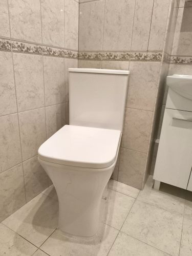 Установка напольного унитаза