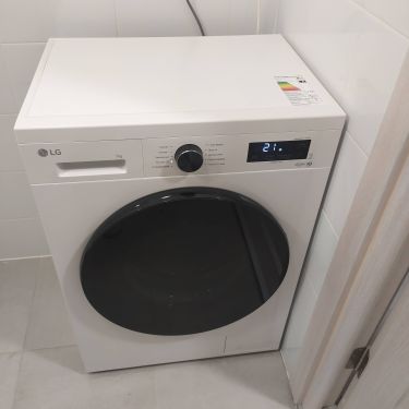 Установка отдельностоящей стиральной машины с подключением