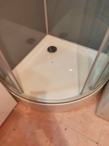 Установка душевой кабины без гидромассажа