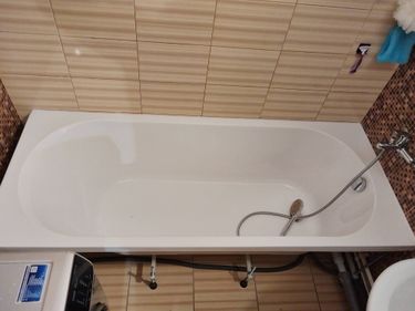 Установка акриловой/стальной ванны