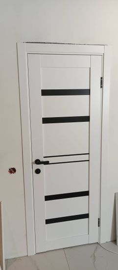 Установка межкомнатной одностворчатой двери (1 шт)