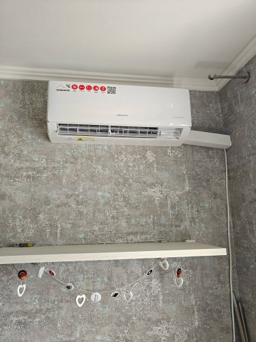 Установка сплит системы 7-9 kBTU (одноэтапный монтаж)
