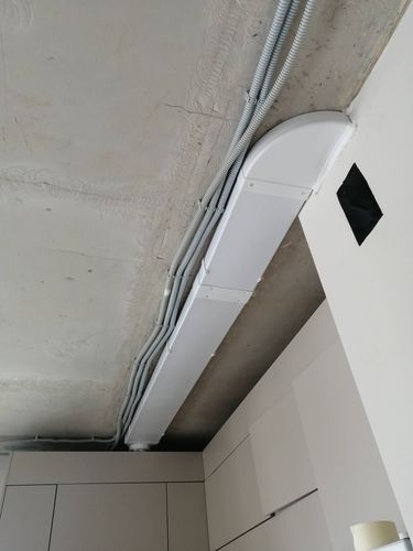 Монтаж воздуховода (пластикового или металлического) с подключением к вентканалу