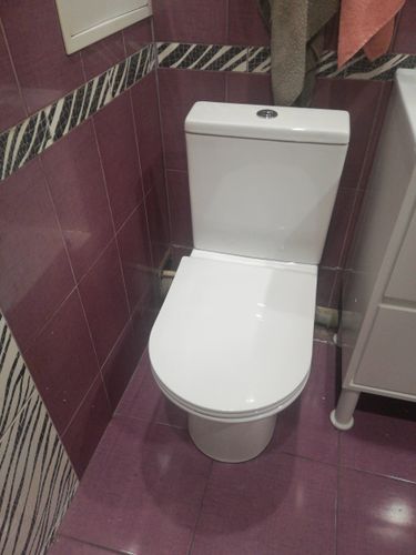 Установка напольного унитаза