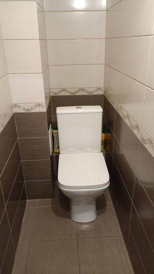 Установка напольного унитаза