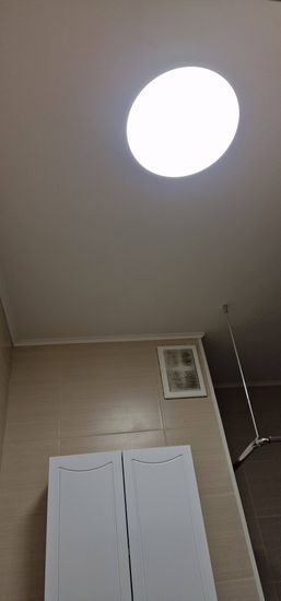 Установка люстры в сборке