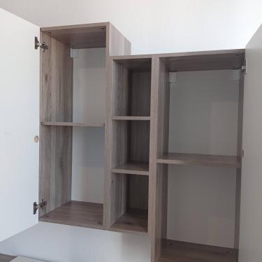 Сборка трехсекционной стенки