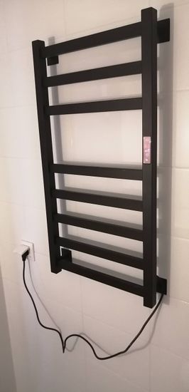 Монтаж электрического полотенцесушителя