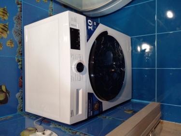 Установка отдельностоящей стиральной машины с подключением
