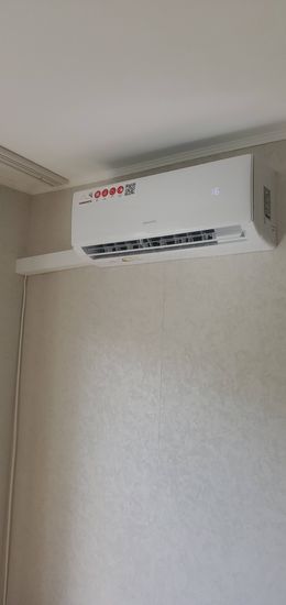 Установка сплит системы 7-9 kBTU (одноэтапный монтаж)
