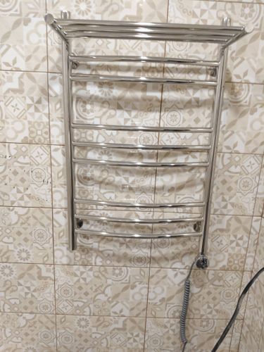 Монтаж электрического полотенцесушителя