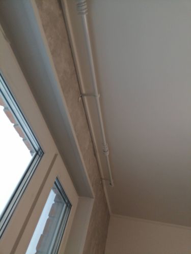 Установка декоративного карниза (одно, двух, трехрядный) длиной до 2,5  метров