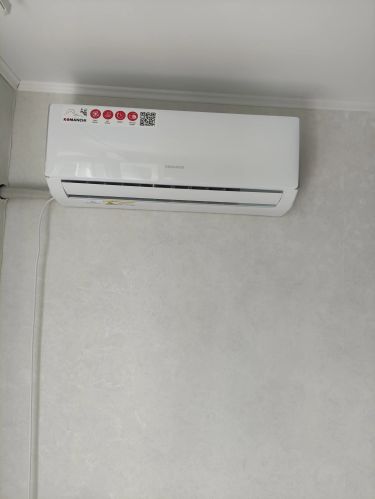 Установка сплит системы 7-9 kBTU (одноэтапный монтаж)