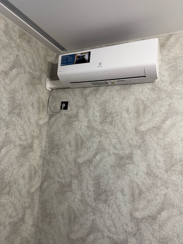 Установка сплит системы 7-9 kBTU (одноэтапный монтаж)