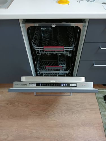 Установка посудомоечной машины с подключением