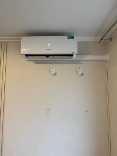 Установка сплит системы 7-9 kBTU (одноэтапный монтаж)