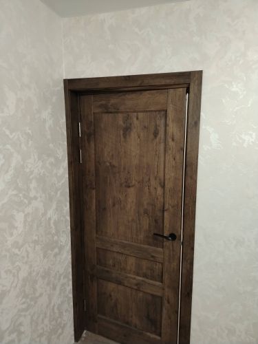 Установка межкомнатной двухстворчатой двери