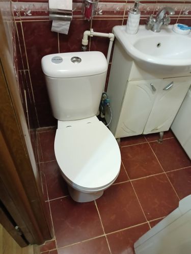 Установка напольного унитаза