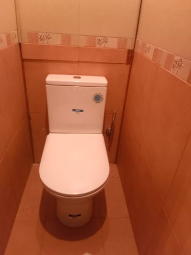 Установка напольного унитаза