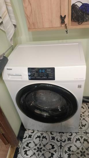 Установка отдельностоящей стиральной машины с подключением