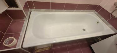 Установка акриловой/стальной ванны