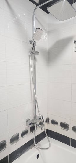 Установка смесителя (на готовые коммуникации)