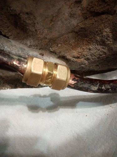 Замена повреждённой трубы